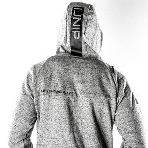 Men's Grey Hooded Performance Shirt